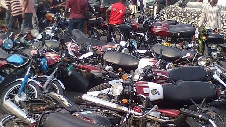 Okada Ban: Lagos Task Force Impounds 139 Motorcycles, Warns Riders