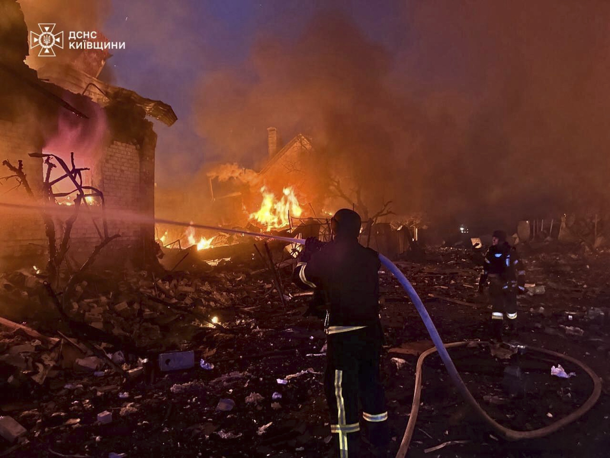 Russia hits Ukraine with the largest drone-and-missile attack of the war so far