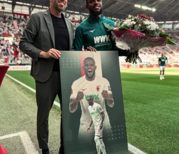 Bundesliga: Augsburg bid Frank Onyeka farewell