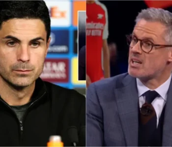 UCL: That’s nonsense – Carragher knocks Arteta over comments after Arsenal’s exit