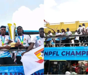 NPFL: Remo Stars hold title parade in Ikenne