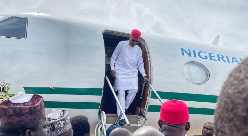 Shettima, Sultan Arrive Imo State For Projects Commissioning, Airlift Of Pilgrims