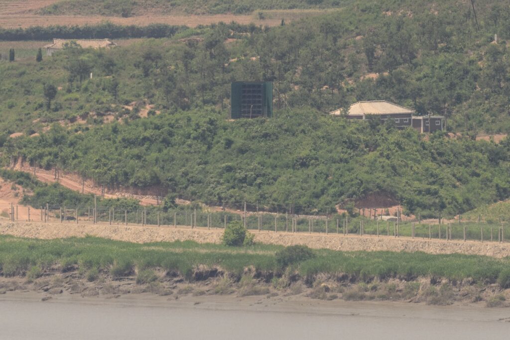 A battle of sounds stops at the inter-Korean border