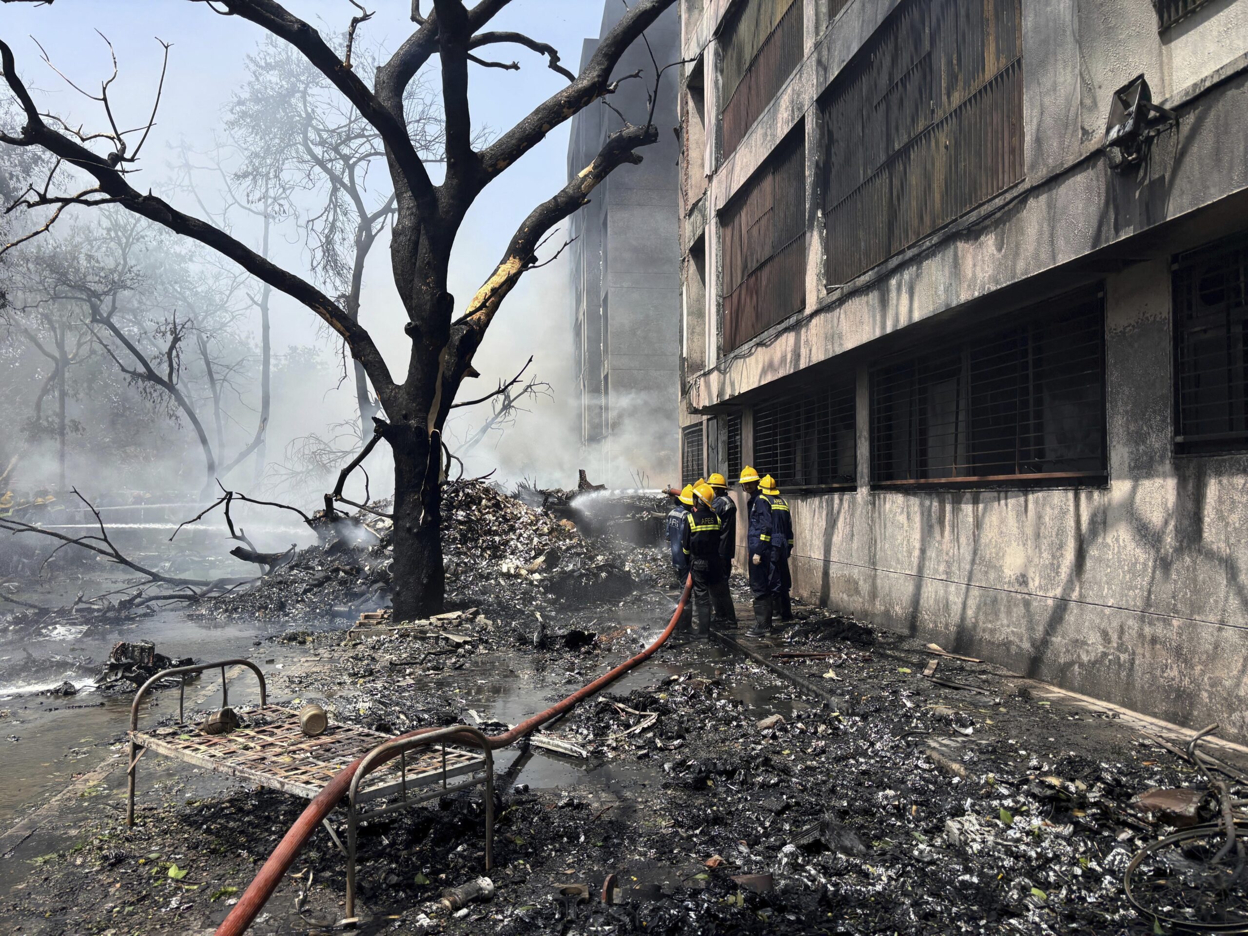 Flight carrying 242 people bound for London has crashed in Ahmedabad, India