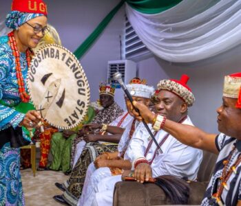 Enugu Monarchs Bestow ‘Ugosimba I’ Title On Nigeria’s First Lady