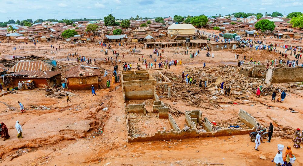 PHOTO NEWS: Shettima Visits Flood-Ravaged Mokwa