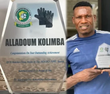 NPFL: Katsina United goalkeeper rewarded for helping club escape relegation