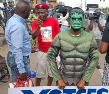 Why I’M Protesting — Lagos ‘Spiderman’