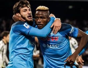 Osimhen, Kvaratskhelia Lead Champions League Man Of The Match Race