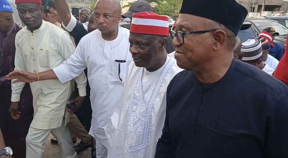 Breaking: Obi, Kwankwaso Arrive To Join NDC