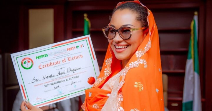 2027: Natasha Receives PDP Certificate Of Return, Seeks Re-election