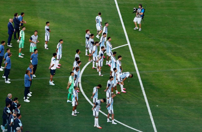 Spain star gives perfect response to Argentina players refusing to watch World Cup trophy lift Spain star gives perfect response to Argentina players refusing to watch World Cup trophy lift