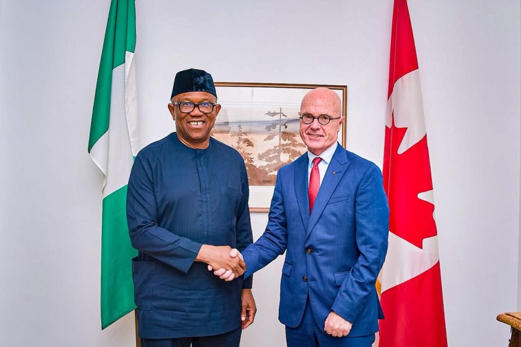 Obi meets Canadian High Commissioner to strengthen ties ahead of elections