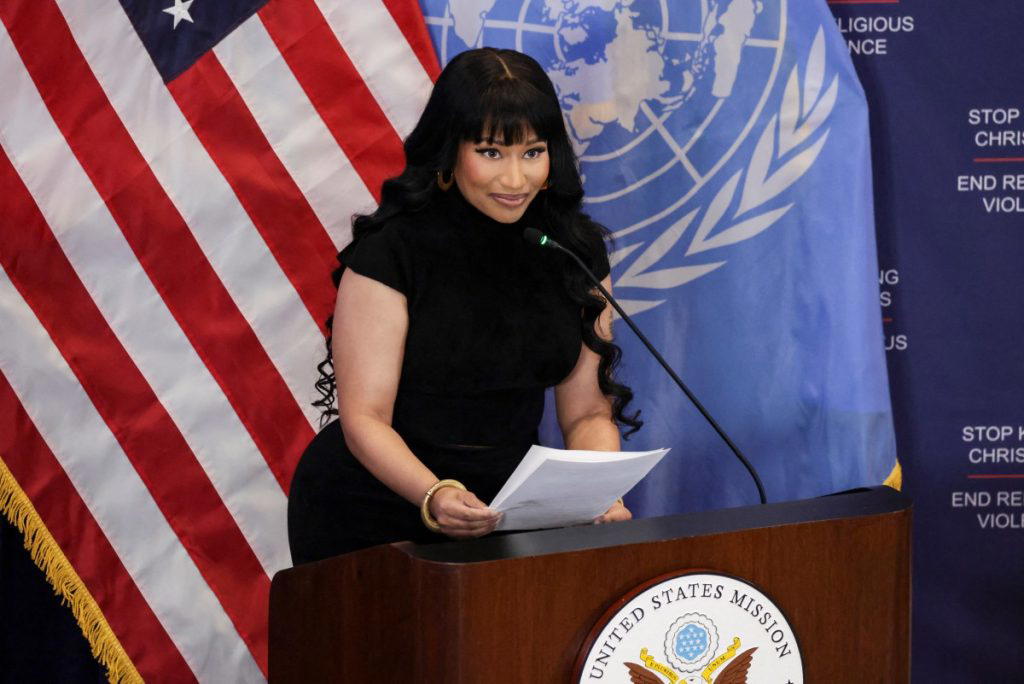 My Nigerian pastor inspired me to speak out on Christian persecution — Nicki Minaj My Nigerian pastor inspired me to speak out on Christian persecution — Nicki Minaj