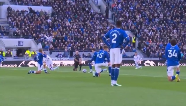 Everton star Ainsley Maitland-Niles refuses to take the knee for Premier League’s ‘No Room For Racism’ campaign